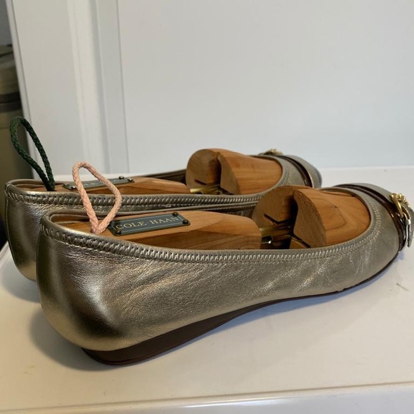 Cole Haan Women 7.5B Brown Leather Ballet Flats - Picture 5 of 8